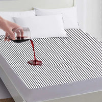 Jointless Recommended Premium & Export Quality Terry Cotton 100% Waterproof Fitted Style Mattress Protector- Grey Color