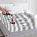Jointless Recommended Premium & Export Quality Terry Cotton 100% Waterproof Fitted Style Mattress Protector- Grey Color