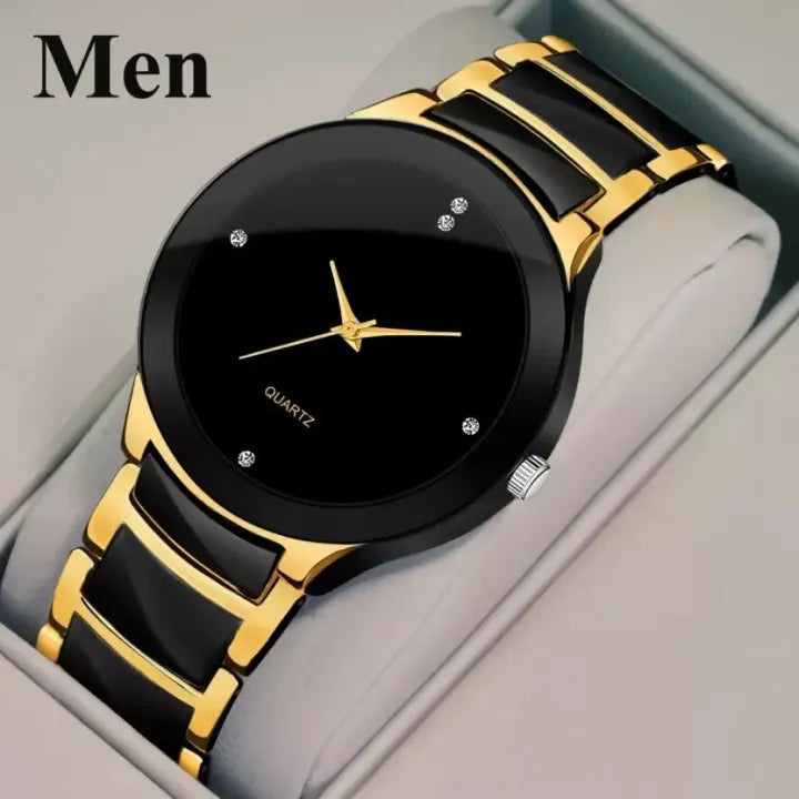 Analog Watch for Men and Boys Stainless Steel Quartz Watch Classic and Fashion Style Multiple Colors