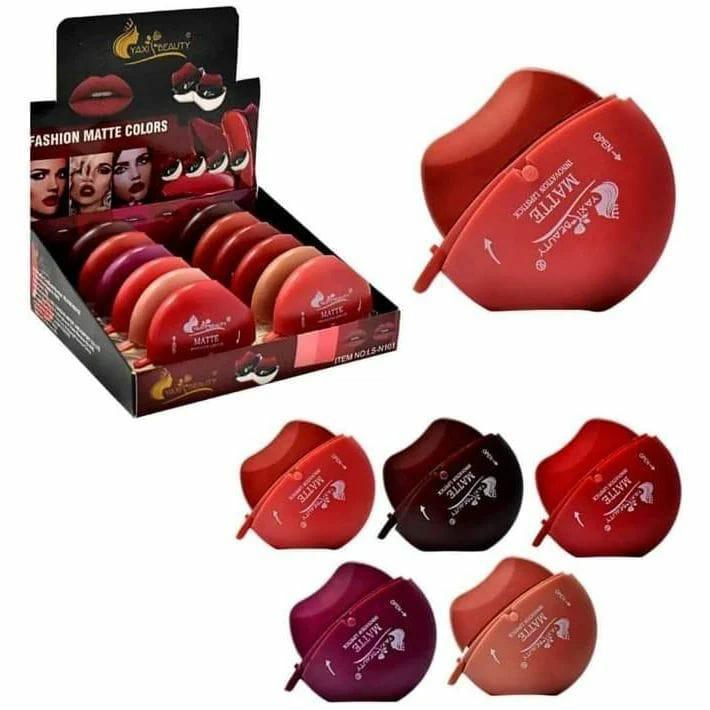 Velvet Matte Lipstick Pack of 6 Shades