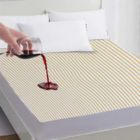 Jointless Recommended Premium & Export Quality Terry Cotton 100% Waterproof Fitted Style Mattress Protector- Grey Color