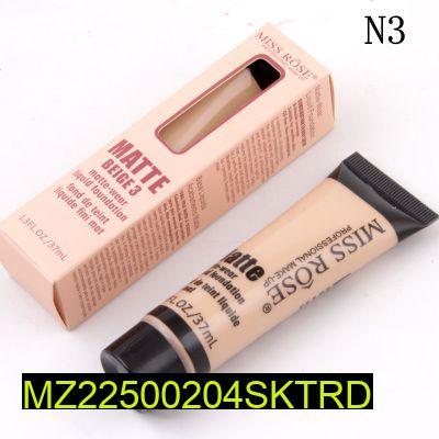Matte Liquid Foundation N3 Beige 3 Full Coverage Lightweight