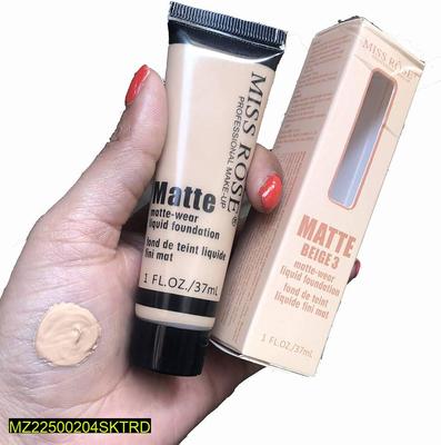 Matte Liquid Foundation N3 Beige 3 Full Coverage Lightweight