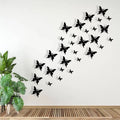 CustomiPack of 30 Wooden Butterflies | 3D Butterfly Wooden Wall Decoration Items for Home, Bedrooms Inspire Kids and Look Decentzed your name Pen and Box ( best gift to send your teacher,father, mother,sister, brother)