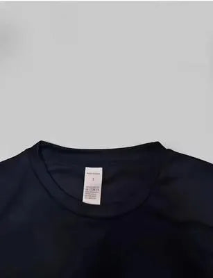 Men Dri Fit Wing Print T-Shirt Blue Slim Fit