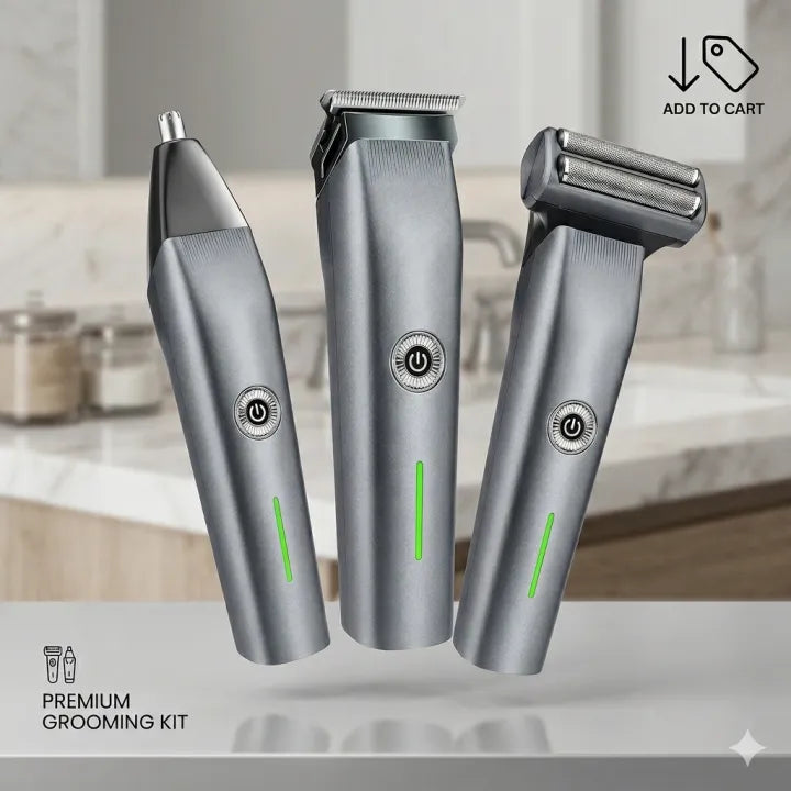 3 In 1 compact size Rechargeable Hair Clipper Shaver beard Styling Hair Removal machine...