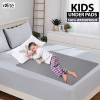 Jointless Recommended Premium & Export Quality Terry Cotton 100% Waterproof Fitted Style Mattress Protector- Grey Color