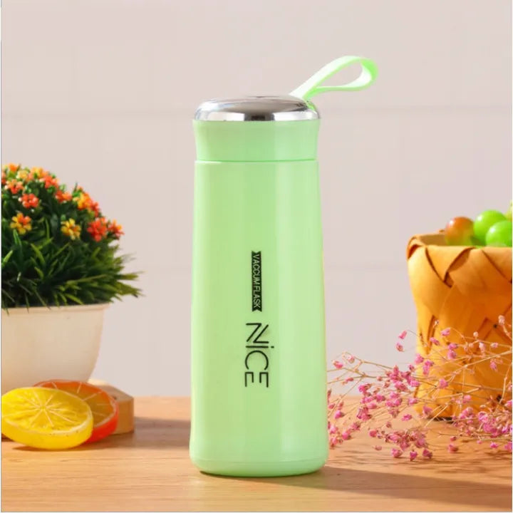 400 ML Water bottles, Sports water bottles Double walled Keeps Easy to carry for Walking Hiking, school water bottle, Multicolor (1 Piece) coffee mug