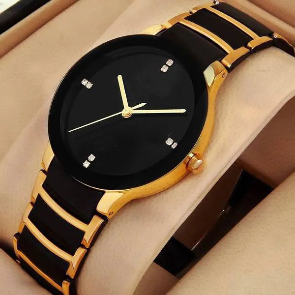 Analog Watch for Men and Boys Stainless Steel Quartz Watch Classic and Fashion Style Multiple Colors