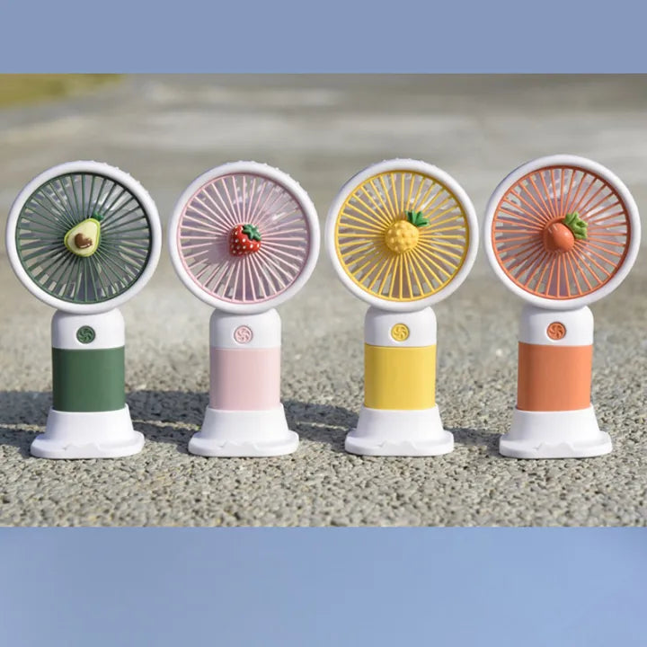 ARSIM Mini Fan Rechargeable /Hanheld Desktop USB Fan Electric Portable Mini Desk Fan for Kids - Rechargeable USB Battery - Handheld Fan with Adjustable Speed - Versatile Usage