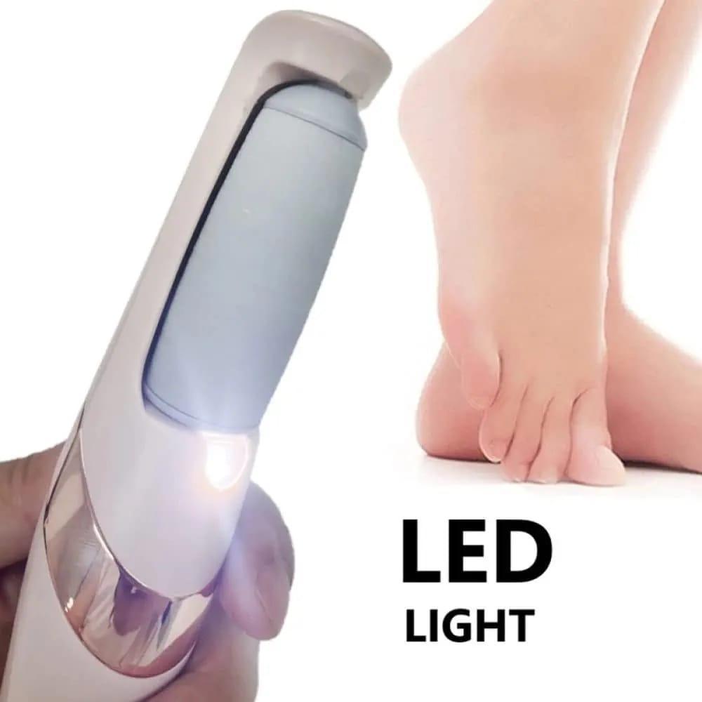 Electric Foot Exfoliator Pink USB Rechargeable ABS