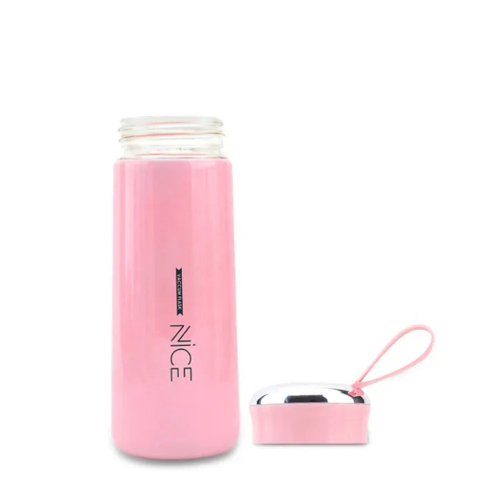 400 ML Water bottles, Sports water bottles Double walled Keeps Easy to carry for Walking Hiking, school water bottle, Multicolor (1 Piece) coffee mug