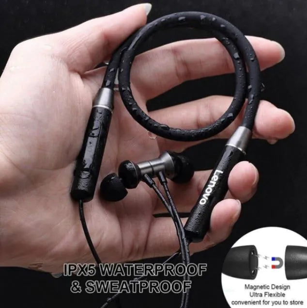 Wireless Neckband Bluetooth 5.0 Headphone Wireless Headset With Heavy Bass Stereo Earphones High Quality Magnetic Attraction Intelligent Noise Reduction Cancelling Sports Headset