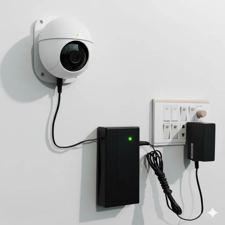 Mini UPS / Power Bank for 12V Cameras | 3–4 Hours Backup | Smart Loadshedding Solution | Compatible with All 12V CCTV & Routers