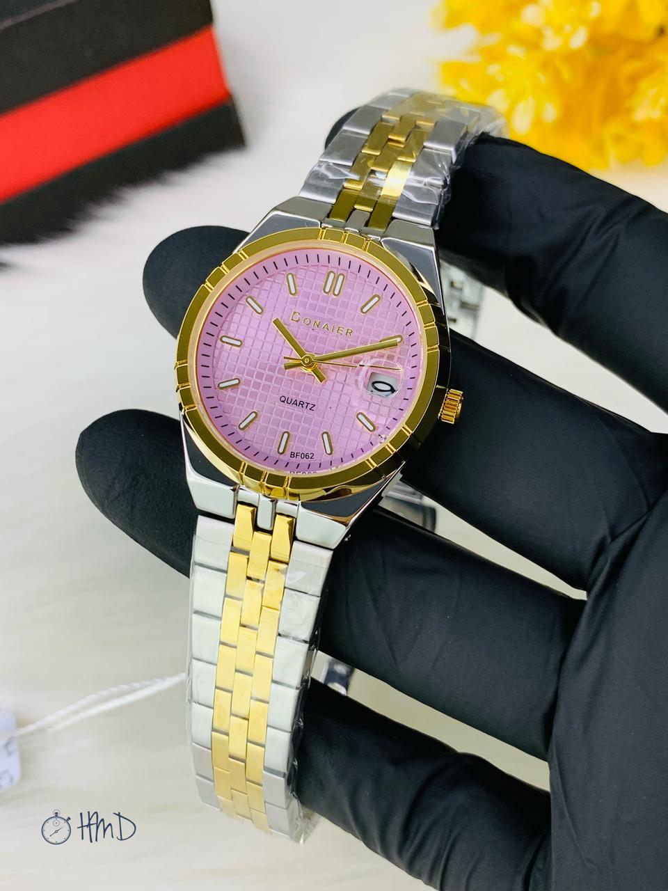 * BONAIER ORIGINAL WATCH  * CHINA ASSEMBLED  * WATER PROOF   * STAINLESS STEEL CHAIN  * BUTTERFLY STEEL LOCK  * ATTRACTIVE LOOK  * DIFFERENT COLOURS AVAILABLE   WITH BOX