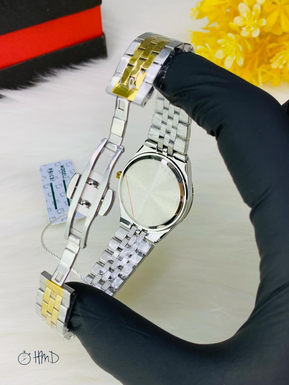 * BONAIER ORIGINAL WATCH  * CHINA ASSEMBLED  * WATER PROOF   * STAINLESS STEEL CHAIN  * BUTTERFLY STEEL LOCK  * ATTRACTIVE LOOK  * DIFFERENT COLOURS AVAILABLE   WITH BOX