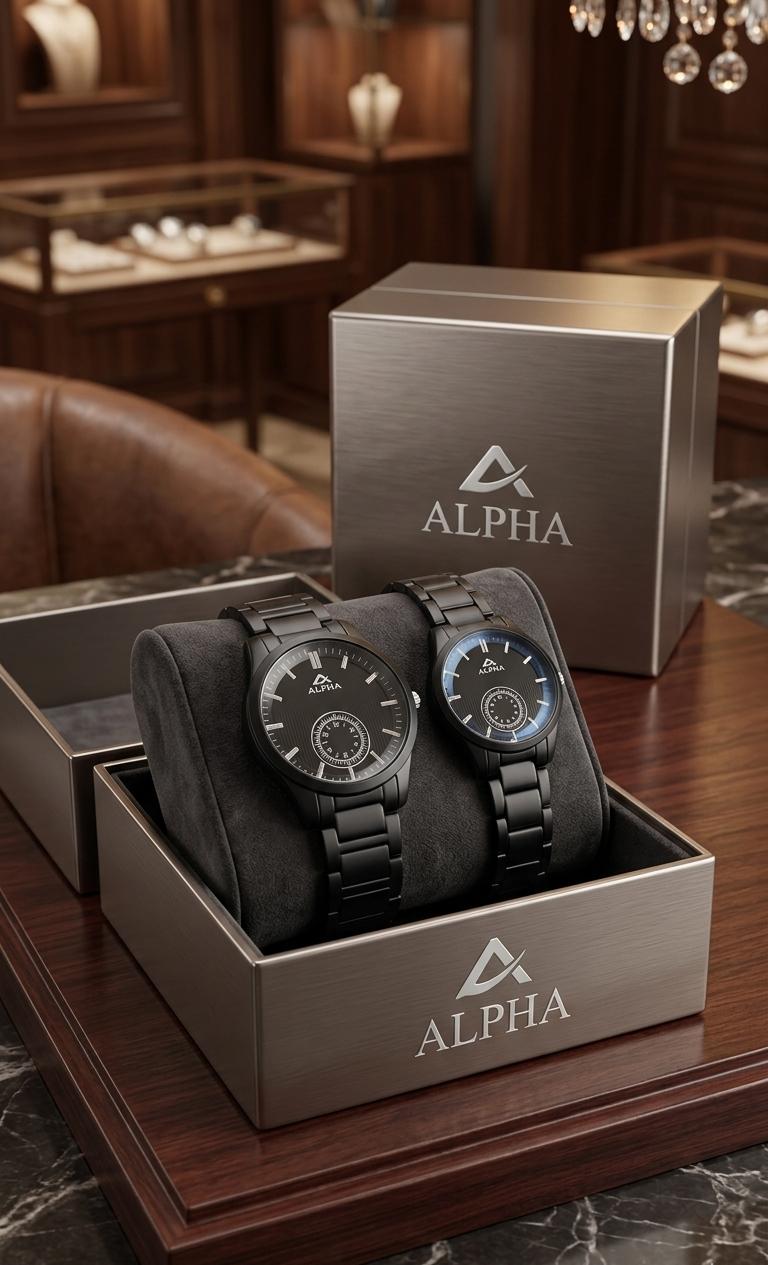 * NEW ARRIVAL * ALPHA WATCH  * COUPLES WATCH  * FINISHING MODEL  * TRENDY LOOK  * ATTRACTIVE COLOURS
