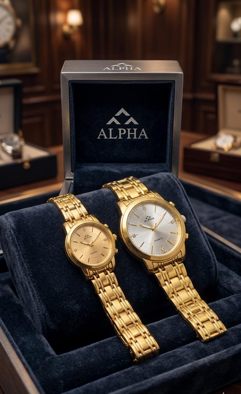* NEW ARRIVAL * ALPHA WATCH  * COUPLES WATCH  * FINISHING MODEL  * TRENDY LOOK  * ATTRACTIVE COLOURS