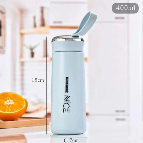 400 ML Water bottles, Sports water bottles Double walled Keeps Easy to carry for Walking Hiking, school water bottle, Multicolor (1 Piece) coffee mug