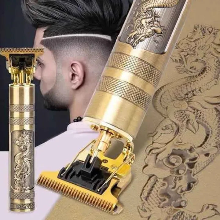 T9 Vintage Hair Trimmer For Men | T9 Rechargeable Shaver Machine For Men | Professional Hair Trimming Machine | Hair Trimmer and Shaver For Boys (Metal Body)