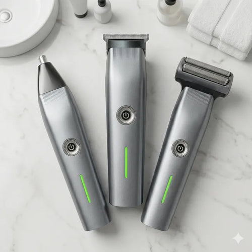 3 In 1 compact size Rechargeable Hair Clipper Shaver beard Styling Hair Removal machine...