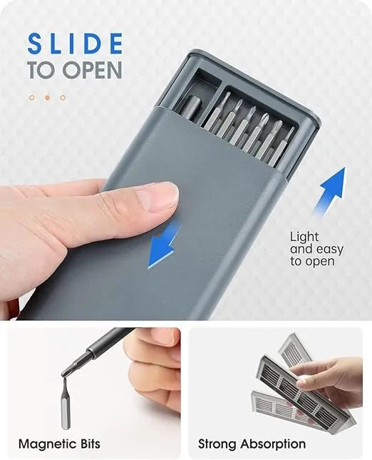24 in 1 Magnetic Precision Screwdriver Set | Multi-Function Repair Tool Kit for Mobile, Laptop, Watch, Glasses & Electronics | Professional Precision Kit for Repairing | 25 in 1 Screwdriver Kit