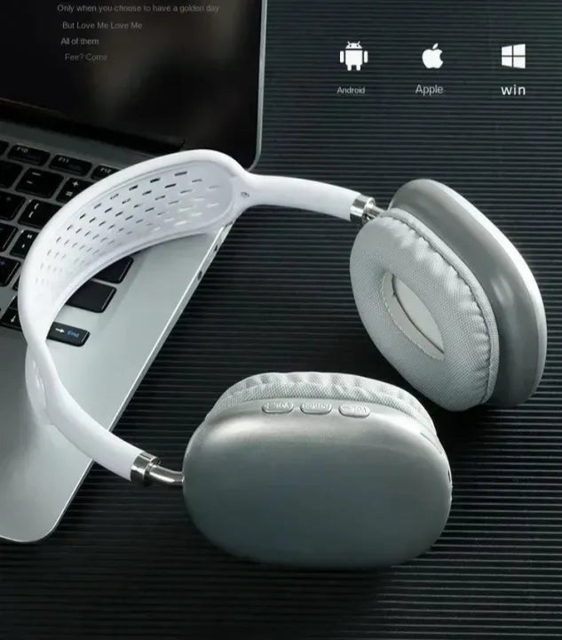 P9 Wireless Bluetooth Headphones With Mic Noise Cancelling Headsets Stereo Sound Earphones Sports Gaming Headphone Supports Noise Cancellation